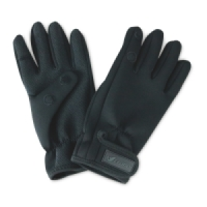 Crane Black One Fold Fishing Gloves