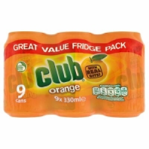 Club Orange Can Pack 9 x 330ml 6.00&nbsp;&euro;