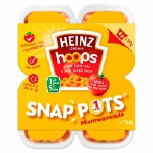 Heinz Hoops Snap Pots 4 Pack 760g