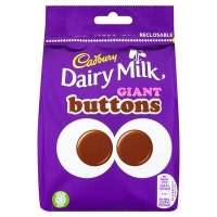 Centra  Cadbury Dairy Milk Giant Buttons Chocolate Bag 119g