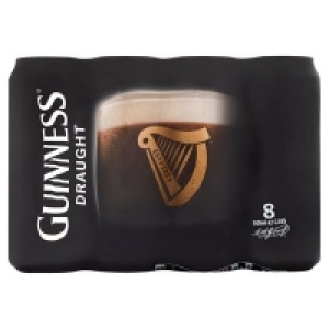 GUINNESS DRAUGHT CAN PACK 8 X 500ML 12.50 €