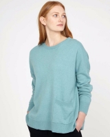 Dunnes Stores  Carolyn Donnelly The Edit Blue Pocket Sweater
