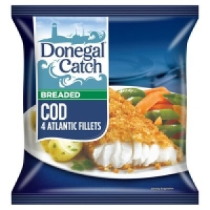 Centra  Donegal Catch Breaded Cod Fillets 4 Pack 429g