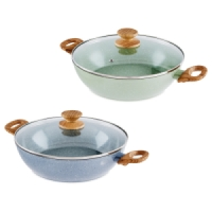 28cm Ceramic Wok With Lid