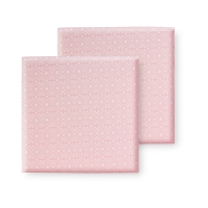 Pink Geo Outdoor Seat Pads 2 Pack