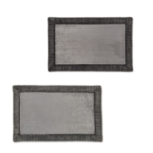 Border Memory Foam Bath Mat