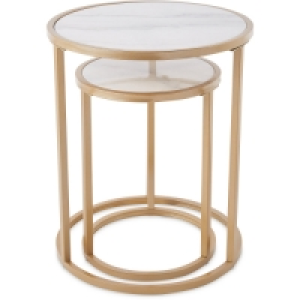 Kirkton House Marble Nested Tables
