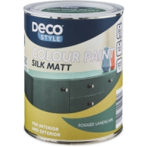 Deco Style Fogged Landscape Paint