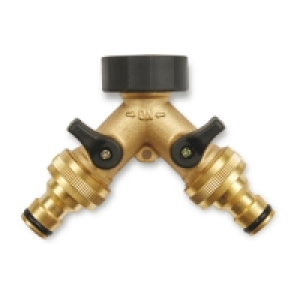 Gardenline Brass Hose Y-Splitter
