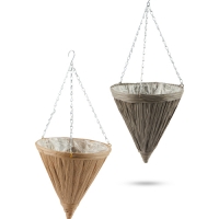 Aldi  Gardenline Cone Hanging Basket