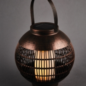 Bronze Solar Flame Lantern