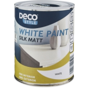 Deco Style White Silk Matt Paint