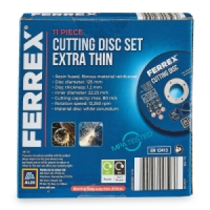 Aldi  Extra Thin Cutting Disc 11 Piece Set