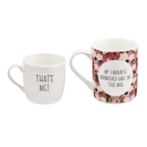 Aldi  Favourite Grandchild Mugs 2 Pack