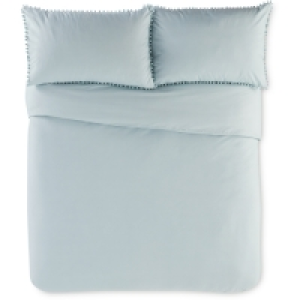 Aldi  Pom Pom Easy Care Double Duvet Set