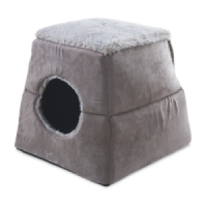 Aldi  Pet Collection Grey 2-In-1 Cat Cave