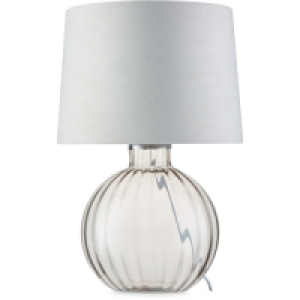 Kirkton House Smoked Glass Lamp