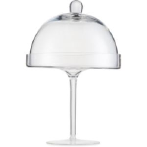 Dome Lid Glass Cake Stand