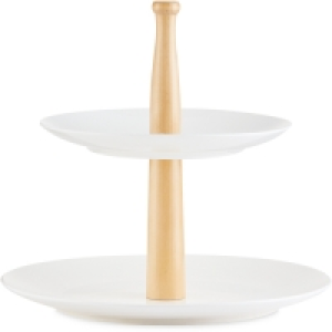 2-Tier Ceramic Cake Stand
