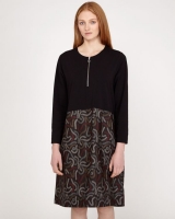 Dunnes Stores  Carolyn Donnelly The Edit Squiggle Print Cotton Hem Dress