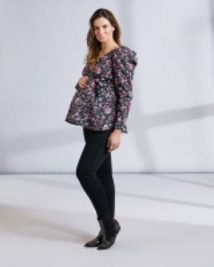 Dunnes Stores  Savida Maternity Wrap Print Blouse