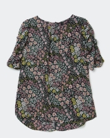 Dunnes Stores  Floral Puff Sleeve Top