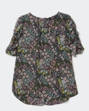Floral Puff Sleeve Top