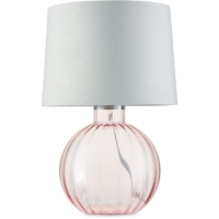 Aldi  Kirkton House Pink Glass Lamp