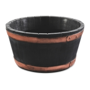 Aldi  Oakwood Barrel Style Planter