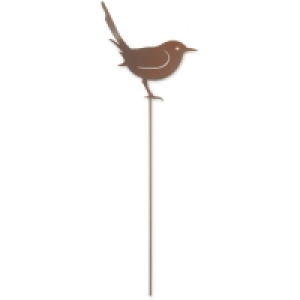 Brown Bird Garden Stake