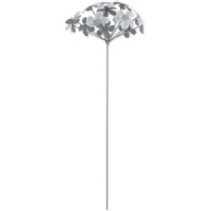 White Flower Garden Stake