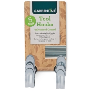 Gardenline Galvanised Tool Hooks