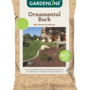 Aldi  Gardenline Ornamental Bark 40L