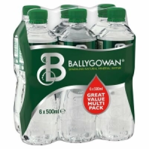 Ballygowan Sparkling Mineral Water Bottle Pack 6 x 500ml