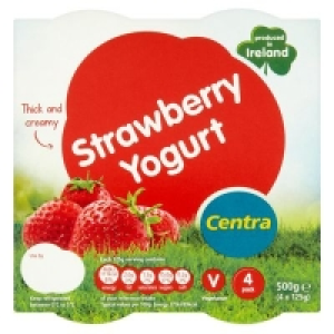 Centra Creamy Yogurt Strawberry 125g