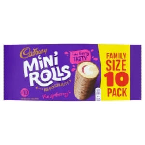 Cadbury Raspberry Mini Roll 10 Pack