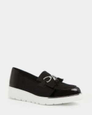 Dunnes Stores  Fringe Trim Loafer