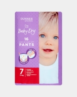 Dunnes Stores  Dunnes Baby Dry Pants Size 7 - Pack Of 16