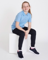 Dunnes Stores  Girls Stain Release Short Sleeve Slim Polo - Pack Of 2