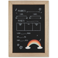Aldi  Rainbow Motif Milestone Chalkboard
