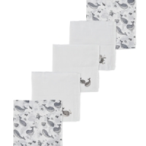 Underwater Muslin Cloths 5 Pack