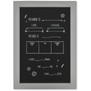 Aldi  Grey Edge Milestone Chalkboard