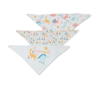 Pink Dinosaur Dribble Bibs