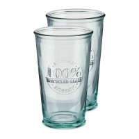 Aldi  Recycled Glasses 2 Pack