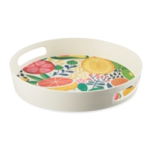 Aldi  Bamboo Fruit Round Tray