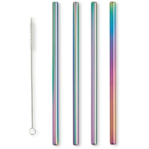 Iridescent Smoothie Straws 4 Pack