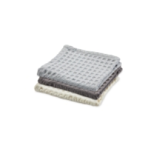 Aldi  Grey Small Dish Cloth 3 Pack