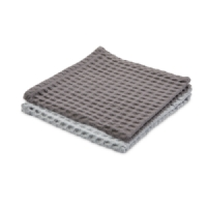 Grey Large Dish Cloth 2 Pack
