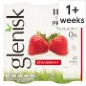 Tesco  Glenisk 0% Fat Strawberry Greek Yoghu