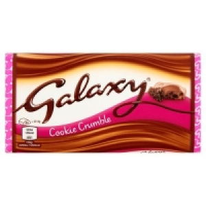 Galaxy Cookie Crumble Large Bar 114g